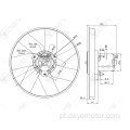 Ventilador de refrigeração do radiador do carro para VW PASSAT GOLF